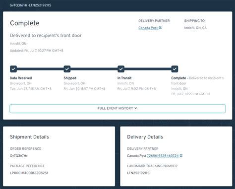 hermes landmark tracking|landmark parcels.